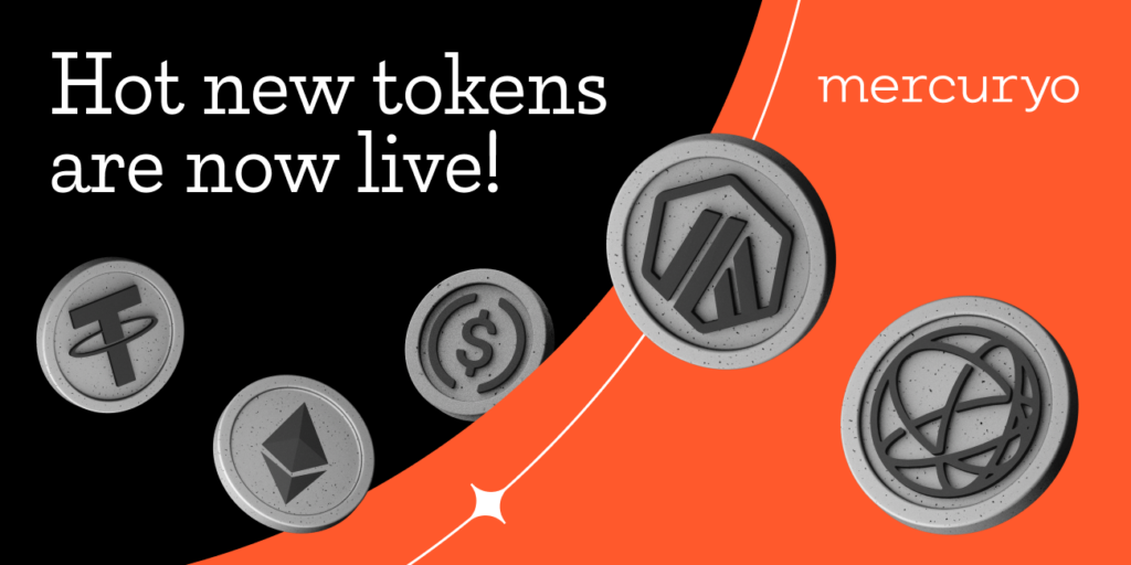 5 More Tokens on Mercuryo!